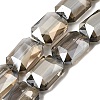 Electroplated Glass Beads EGLA-H002-A-12-1