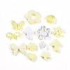 Transparent & Opaque Acrylic Beads TACR-T028-26B-2