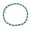 Natural Malachite Beads Stretch Bracelets for Women Men AK7543-1-2