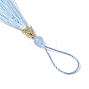 Polyester Tassel Pendant Decoration HJEW-JM03005-06-4