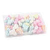 40Pcs UV Plating Opaque Acrylic Beads OACR-FS0002-20-6