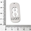 304 Stainless Steel Pendants STAS-D200-02I-P-3