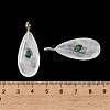 Natural Quartz Crystal Rock Crystal Pendants GG-CBA6382-05E-2
