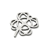 Hollow 201 Stainless Steel Pendants STAS-B136-13P-2
