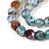 Dyed & Heated Natural Fire Crackle Agate Beads Strands G-N359-01A-04-4