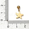 304 Stainless Steel Pendants STAS-K323-01E-G-3