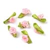 Polyester Rose Ornaments DIY-WH0308-242C-2