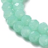 Baking Painted Imitation Jade Glass Bead Strands DGLA-A034-J10mm-A22-5