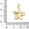 Brass Enamel Pendants KK-CBA2CEF-01G-02-3