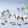 DIY Butterfly Wing Earring Making Kit DIY-TA0005-39-16