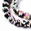 Synthetic Turquoise Dyed Beads Strands G-E594-24C-3