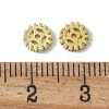 Brass Micro Pave Cubic Zirconia Beads KK-D324-11G-01-2