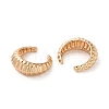 Brass Cuff Earrings EJEW-C073-13KCG-2