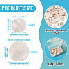 200Pcs 2 Styles Natural Freshwater Shell Disc Charms BSHE-TA0001-33-4