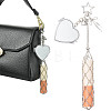 Stainless Steel Portable Lipstick Pouch Pendant Decorations HJEW-FS00109-1