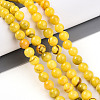 Natural Persian Jade Beads Strands G-A255-A02-01I-1