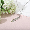6Pcs 304 Stainless Steel Pendant Necklace NJEW-CA0001-20P-8