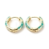 Flower Enamel Hoop Earrings LS-EJEW-G290-03G-E-1