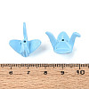 Rack Plating Spray Painted Alloy Beads PALLOY-T091-31C-3