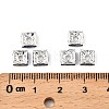 Brass Rhinestone Spacer Beads RSB072-15S-2