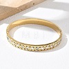 304 Stainless Steel & Rhinestone Hinged Bangles for Women BJEW-Z178-03G-1