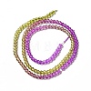 Transparent Gradient Color Glass Beads Strands X1-GLAA-H021-01B-03-4