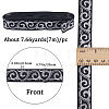 Embroidery Polyester Ribbons OCOR-WH0077-98C-2
