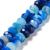 Natural Banded Agate/Striped Agate Beads Strands G-E605-A02-02B-1