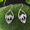 Zinc Alloy Dangle Earrings for Women WG56DA6-01-4
