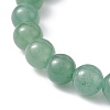 Natural Green Aventurine & Synthetic Hematite Beaded Stretch Bracelet BJEW-JB09760-02-4