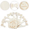 CRASPIRE 1 Set Wooden Baby Closet Divider WOOD-CP0001-08-3