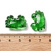 Transparent Glass Enamel Beads LAMP-V001-08A-3