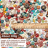 200G Mixed Styles Acrylic Beads OACR-UN0001-22-3