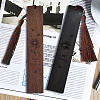 1 set Rosewood & African Blackwood Bookmarks Set AJEW-CP0001-78A-6