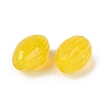 Handmade Ribbed Lampwork Beads LAMP-N042-01B-2