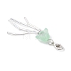 Jellyfish Lampwork & Glass Pendant Decorations HJEW-JM04590-5