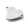 201 Stainless Steel Connector Charms STAS-B143-03E-P-2