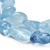 Natural Aquamarine Beads Strands X-G-P568-C13-01-4