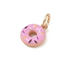 Spray Painted Brass Charms KK-CBAEB58-03A-2