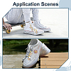 20Pcs 10 Styles Alloy Rhinestone Shoe Charms HJEW-ME00151-5