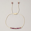 Natural Birthstone Braided Bead Bracelets for Women X-VA8051-7-1