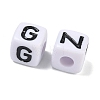 Opaque Acrylic European Beads MACR-K365-06A-2