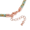 3.5MM Round Nylon Cotton Cord Necklace Making NJEW-C106-03RG-4