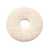 Natural Lava Rock Disc Big Pendants G-M203-12-1