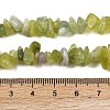 Natural Jade Chip Beads Strands G-B160-B02-5