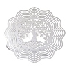201 Stainless Steel 3D Rotating Hanging Wind Spinner STAS-B122-01P-08-1