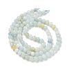 Natural Aquamarine Beads Strands G-K310-C06-4mm-2