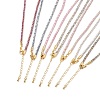 2.5MM Round Nylon Cotton Cord Necklace Making NJEW-C106-01G-1