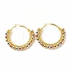Real 18K Gold Plated Big Circle Hoop Earrings EJEW-C003-04A-RS-1
