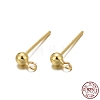 925 Sterling Silver Ear Stud Findings STER-K167-042B-G-8